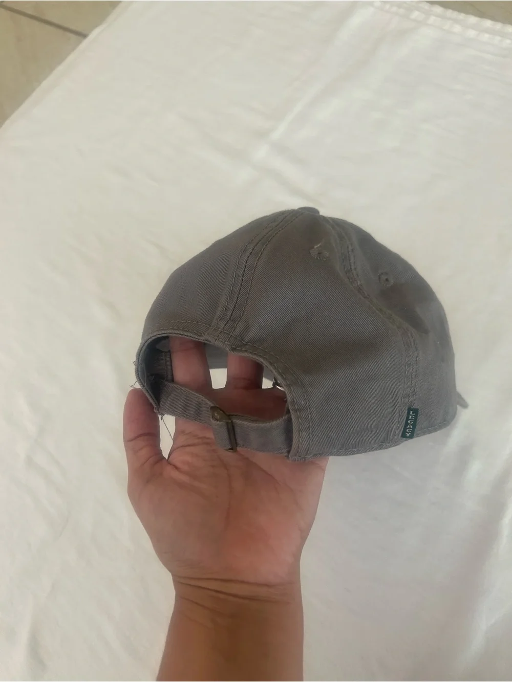Legacy Florida State Seminoles Gray Adjustable Dad Hat FSU Embroidered NCAA